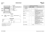 Whirlpool AKZ 219/IX Program Chart