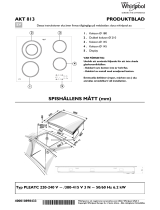 Whirlpool AKT 813/BA Program Chart