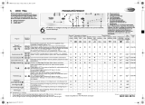 Whirlpool AWO 9966/1 Program Chart