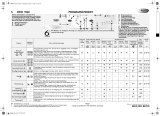 Whirlpool AWO 9560/1 Program Chart