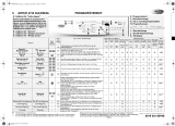 Whirlpool AWO/D 6725GULDSEGL Program Chart