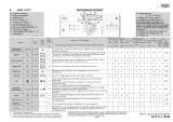 Whirlpool AWE 10727 Program Chart