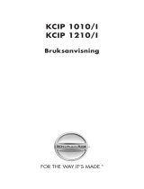 KitchenAid KCIP 1010/I Användarguide