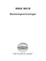 KitchenAid KDIX 8810 Installationsguide