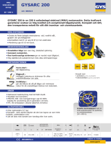 GYS GYSARC 200 Datablad