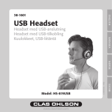 Clas Ohlson HS-819USB Användarmanual