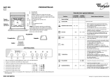 Whirlpool AKZ 501 NB Program Chart