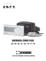 ESBE CRB110 Series Användarmanual