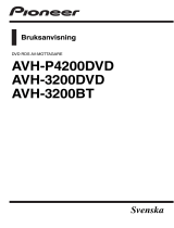 Pioneer AVH-3200DVD Användarmanual