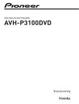 Pioneer AVH-P3100DVD Användarmanual