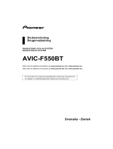 Pioneer AVIC-F550BT Användarmanual