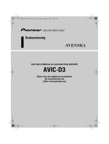 Pioneer AVIC-D3 Användarmanual