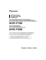 Pioneer AVIC-F160 Användarmanual