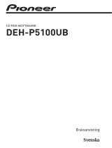 Pioneer DEH-P5100UB Användarmanual