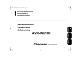 Pioneer AVR-W6100 Användarmanual