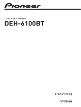 Pioneer DEH-6100BT Användarmanual