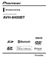 Pioneer AVH-8400BT Användarmanual