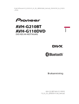 Pioneer AVH-G210BT Användarmanual