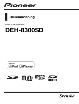 Pioneer DEH-8300SD Användarmanual
