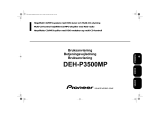 Pioneer DEH-P3500MP Användarmanual