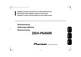 Pioneer DEH-P6400R Användarmanual