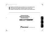 Pioneer DEH-P7500MP Användarmanual