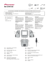 Pioneer ND-DVR100 Snabbstartsguide