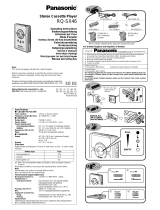 Panasonic RQ-SX46 Operating Instructions Manual