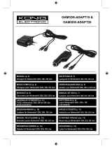 König GAM3DS-ADAPT10 Användarmanual