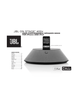 JBL On Stage 400P Användarmanual