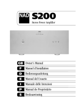 NAD S200 Bruksanvisning