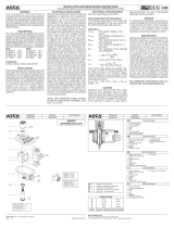 Asco Series WPIS WSIS Low Power Solenoid Bruksanvisning