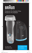 Braun Pulsonic Pro-System Plus, Pulsonic Pro-System Användarmanual