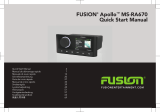Fusion MS-RA670 Snabbstartsguide