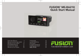Fusion MS-RA210 Snabbstartsguide