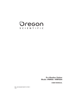 Oregon Scientific OSWMR86NX Användarmanual