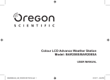 Oregon Scientific OSBAR208SX Bruksanvisning