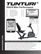Tunturi E60-R Recumbent Exercise Bike Användarmanual