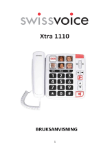 SwissVoice Xtra 1110 Användarmanual