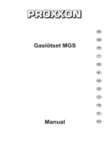 Proxxon Gaslotset MGS Användarmanual
