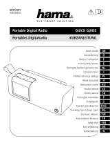 Hama DR200BT Portable Digital Radio Användarguide