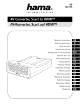Hama 00121775 Bruksanvisning