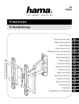 Hama 00118056 TV Wall Bracket Bruksanvisning