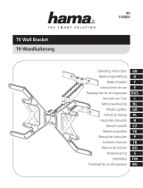 Hama 118064 TV Wall Bracket Bruksanvisning