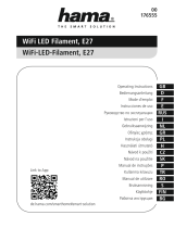 Hama 176555 WiFi LED Filament, E27 Användarmanual