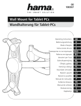 Hama Wall Mount for Tablet PCs Bruksanvisning