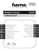 Hama 00186345 TS34A Outdoor Sensor Bruksanvisning