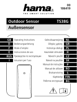 Hama 186419 Outdoor Sensor TS38G Bruksanvisning