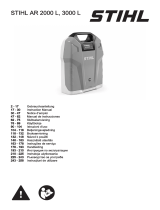 STIHL AR 3000 L backpack battery Användarmanual