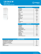 Indesit LI8 SN1E W Product data sheet